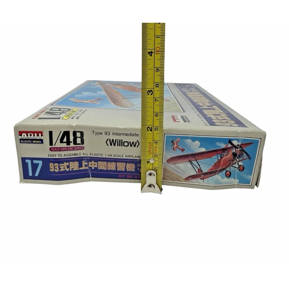1980s Arii 1/48 Yokosuka K5Y1 Willow Type 93 Trainer Model Kit No.17 Japan NOS